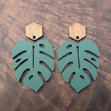 Monstera Leaf Earring Blanks