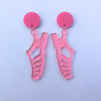 Pink Jelly Sandal Earring Blanks