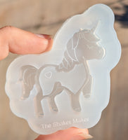 Large Unicorn Shaker Mold