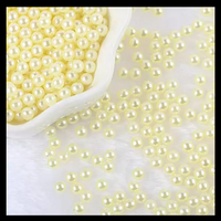 Pale Yellow Faux Pearls